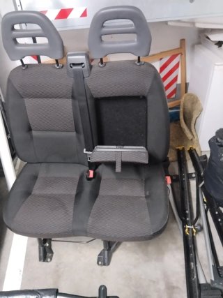 Asiento doble Boxer Ducato Jumper muy bien cuidado