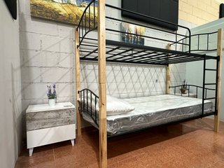 Litera Doble Madera y Metal