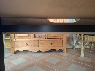 Escritorio Ikea Negro Madera