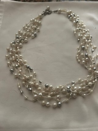 Collar perlas sintéticas varias vueltas