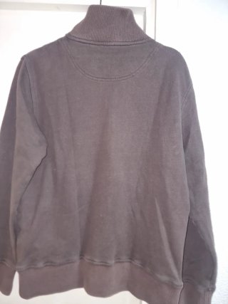 Chaqueta Gant Marrón Cremallera Roja