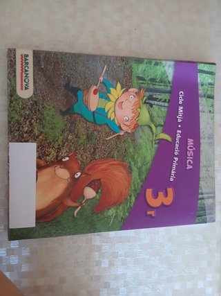 Libro tercero de primaria MÚSICA folrado