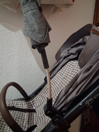 Parasol universal gris carrito bebé