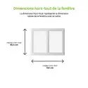 2 Ventanas Oscilobatientes PVC Essential