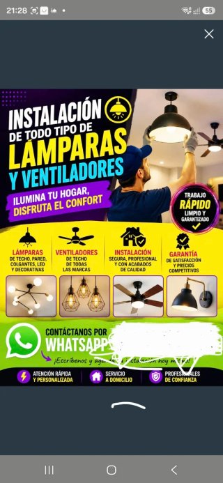 Electricista, mantenimiento del hogar, instalació