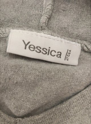 Felpa Jessica Smanicata Grigia Taglia XL