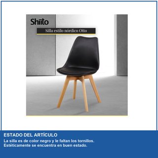 - SHIITO Otto silla comedor nórdico sencilla