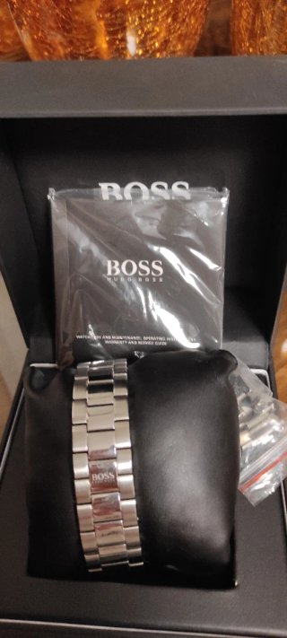 Reloj Hugo Boss Cronógrafo Plata y Blanco