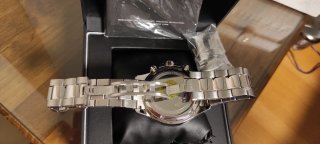 Reloj Hugo Boss Cronógrafo Plata y Blanco