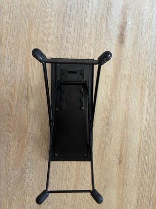 Reposapiés Guitarra Plegable Negro