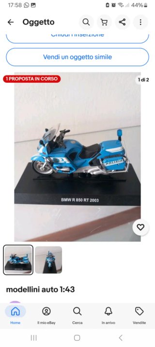 Modellino Polizia Lamborghini Gallardo 1/43