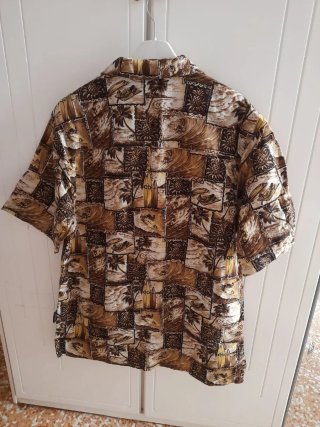 Camicia Vans a maniche corte fantasia tropicale
