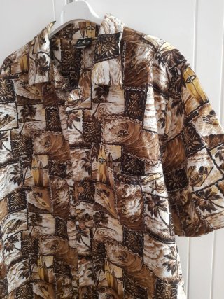 Camicia Vans a maniche corte fantasia tropicale