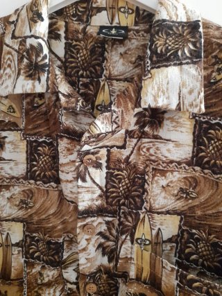 Camicia Vans a maniche corte fantasia tropicale