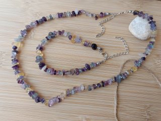 Conjunto collar y pulsera veraniego