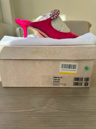Jimmy Choo Bing Fucsia Cocodrilo Originales