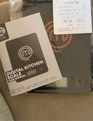 Báscula Cocina Digital MasterChef