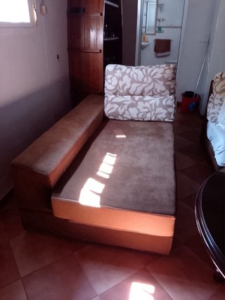 Sofá chaiselongue tela