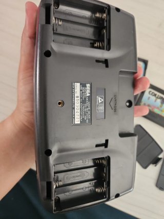 Consola Sega Game Gear Negra + 7 Juegos