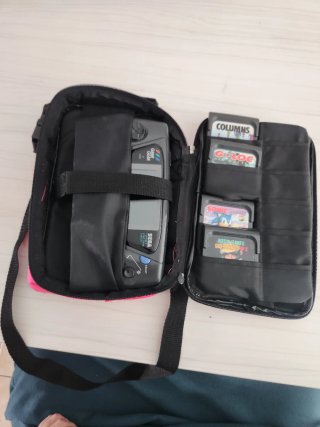 Consola Sega Game Gear Negra + 7 Juegos