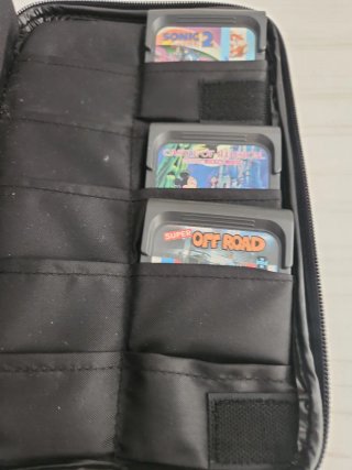 Consola Sega Game Gear Negra + 7 Juegos