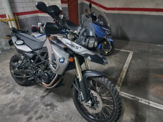 BMW F800GS Adventure Moto Gris Plata