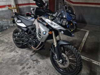 BMW F800GS Adventure Moto Gris Plata
