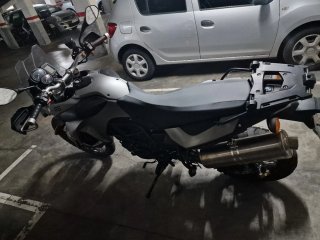 BMW F800GS Adventure Moto Gris Plata