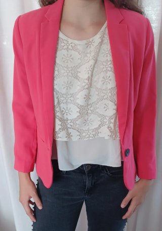 Blusa pizzo bianca