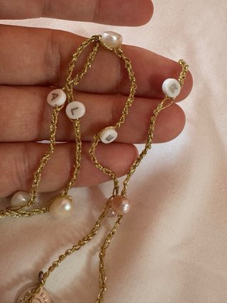 Pulsera abalorios Chanel Perlas
