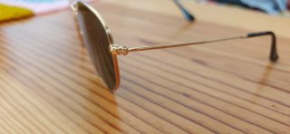 Gafas de sol Ray-Ban Hexagonal doradas