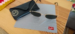 Gafas de sol Ray-Ban Hexagonal doradas