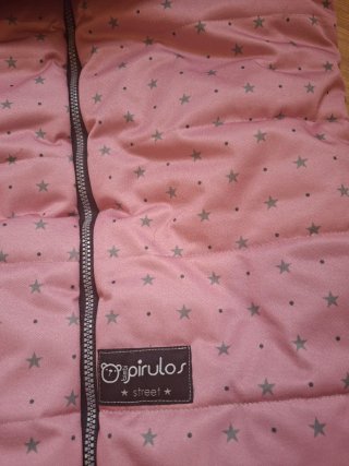Saco de silla de invierno rosa estrellas
