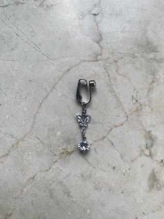 Piercing Falso Ombligo Mariposa Circonita