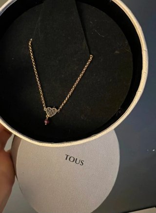 Collar Oro Vermeil Plata,Zafiros y Rubi Tous