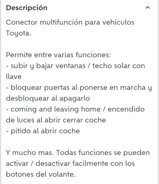 Conector OBD Toyota Multifunciones