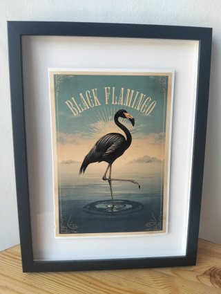 Cuadro. El póster sin marca €5. Con marca €15