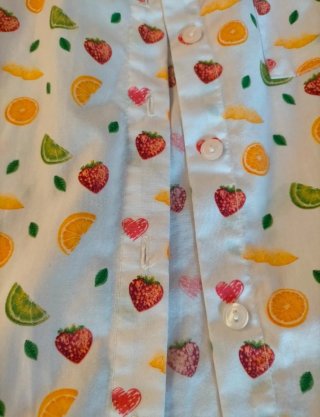 Camisa estampada frutas