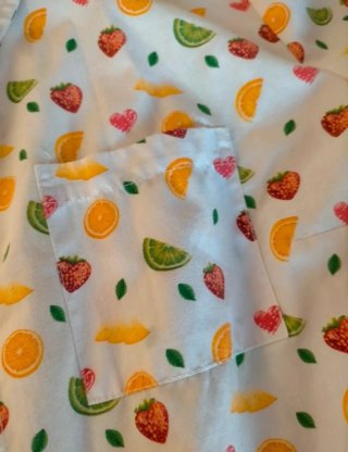 Camisa estampada frutas