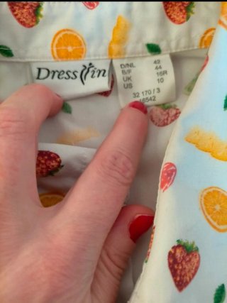 Camisa estampada frutas