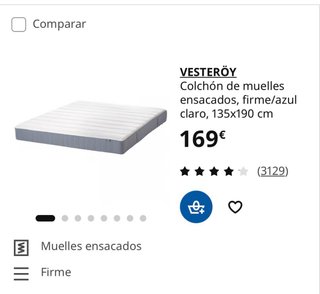 Colchón 135x190 IKEA