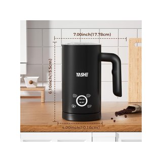 YASHE espumador leche eléctrico fácil limpieza