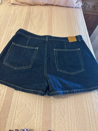 Falda pantalón vaquera Zara