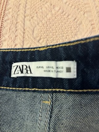 Falda pantalón vaquera Zara