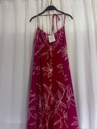 Vestido midi Zara floral