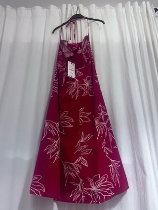 Vestido midi Zara floral