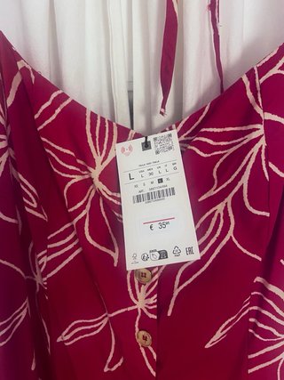 Vestido midi Zara floral