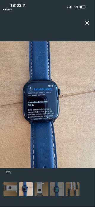 Apple Watch Series 10 42mm GPS Negro/Azul