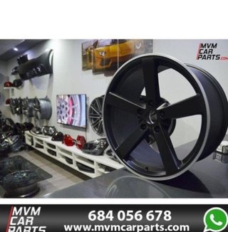 Juego de 4 Llantas 19 Fox MS003 Black Concave BM08
