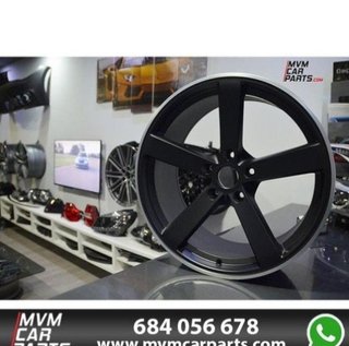 Juego de 4 Llantas 19 Fox MS003 Black Concave BM08